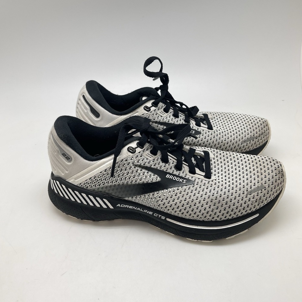 Brooks Sneakers Womens‎ 7.5 B Adrenaline GTS 22 1203531B135 White Running Shoes